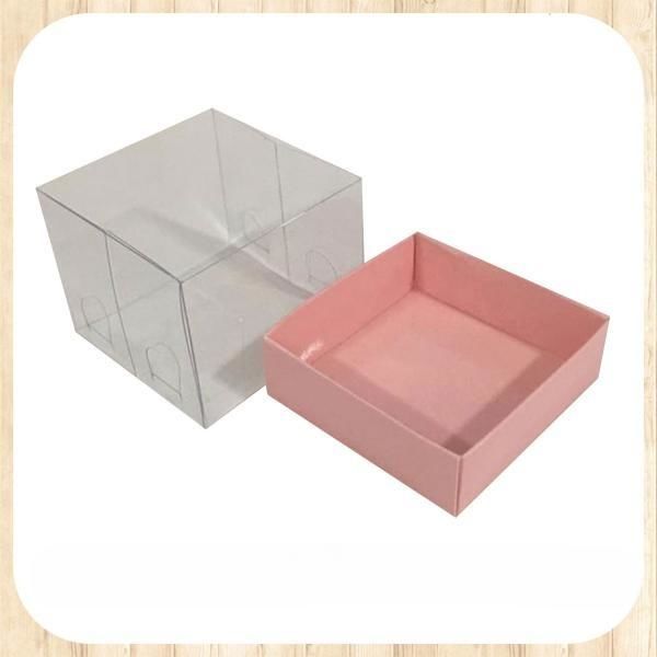 7x7x5 ALTI PEMBE ÜSTÜ ASETAT KUTU