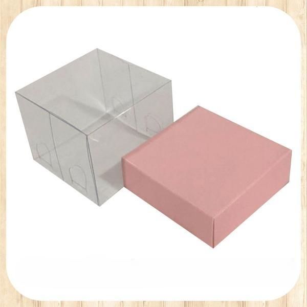 7x7x5 ALTI PEMBE ÜSTÜ ASETAT KUTU