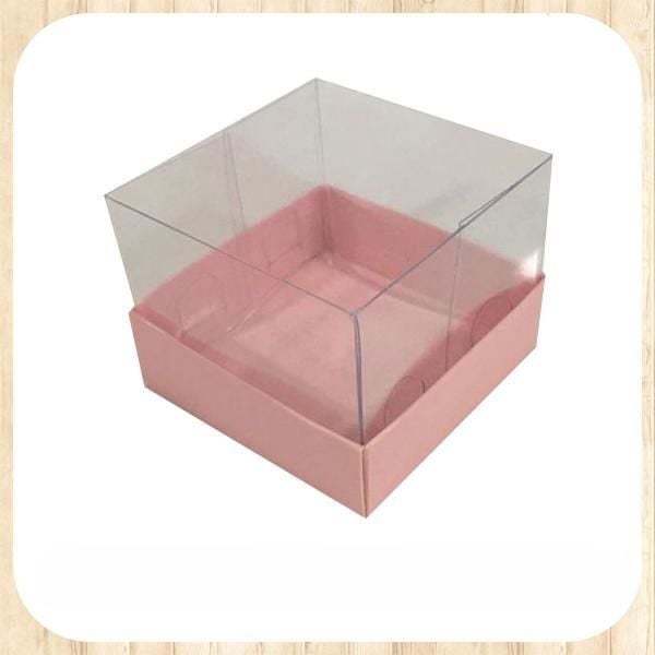 7x7x5 ALTI PEMBE ÜSTÜ ASETAT KUTU