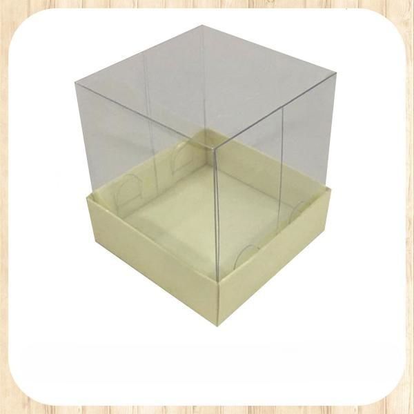 7x7x7 ALTI KREM ÜSTÜ ASETAT KUTU