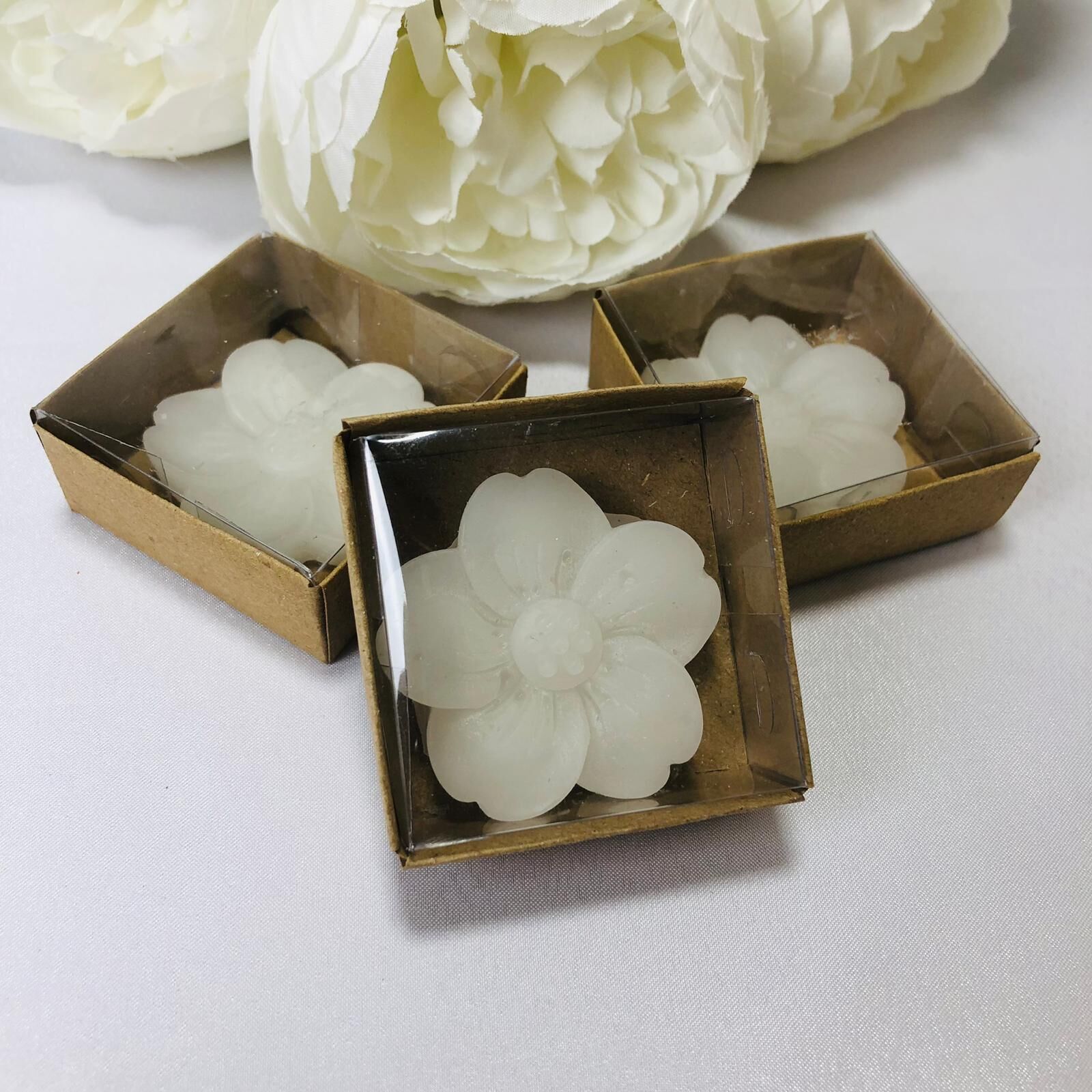 ÇİÇEK MUM ALT KRAFT ASETAT KUTULU 4,5cm