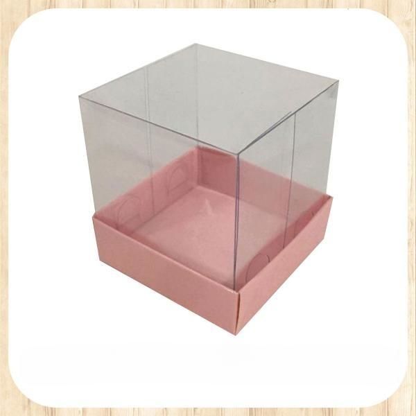 7x7x7 ALTI PEMBE ÜSTÜ ASETAT KUTU