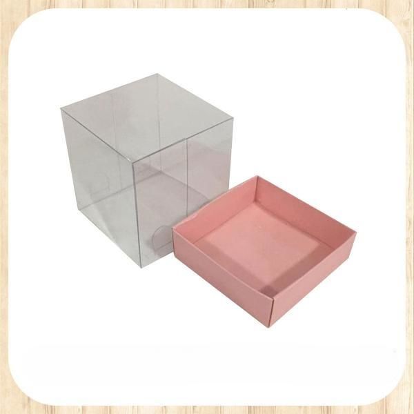 7x7x7 ALTI PEMBE ÜSTÜ ASETAT KUTU