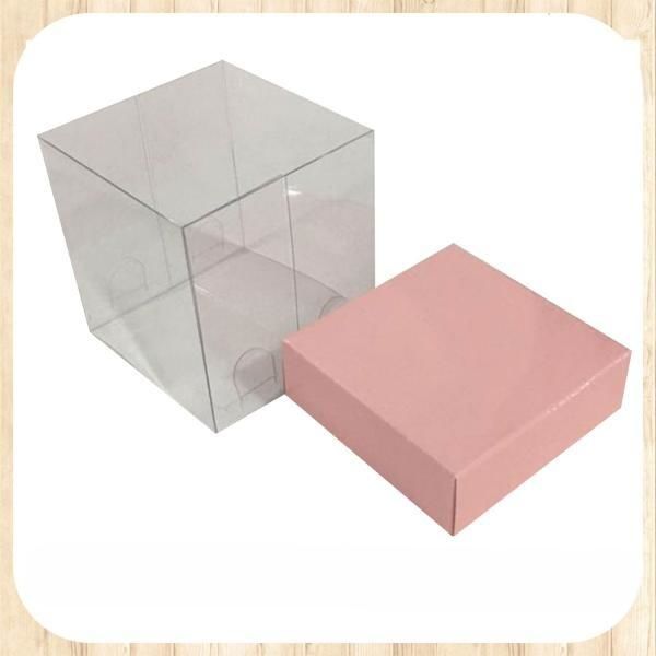 7x7x7 ALTI PEMBE ÜSTÜ ASETAT KUTU