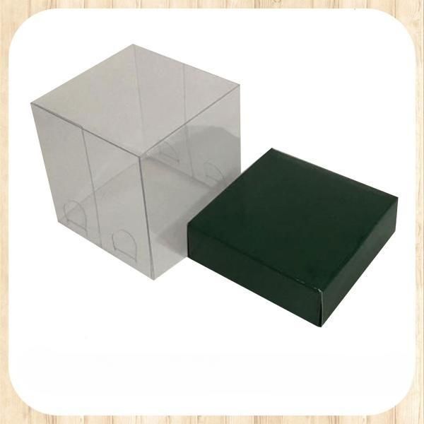 7x7x7 ALTI YEŞİL ÜSTÜ ASETAT KUTU