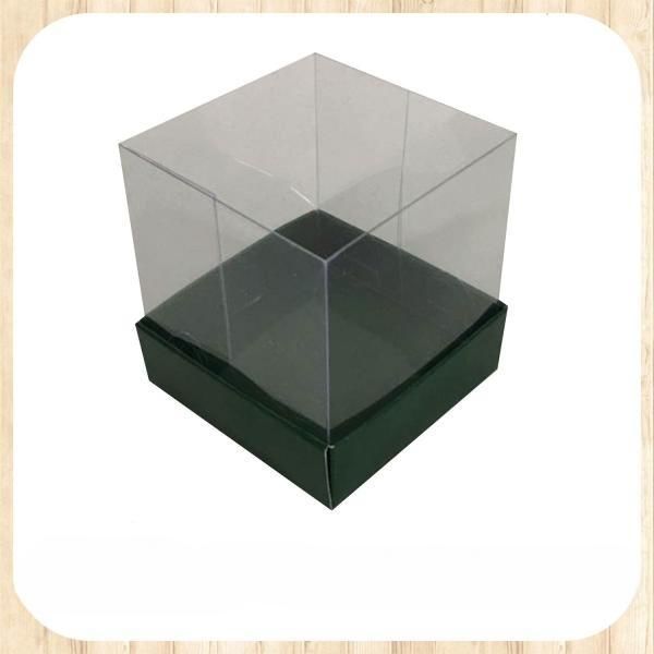 7x7x7 ALTI YEŞİL ÜSTÜ ASETAT KUTU