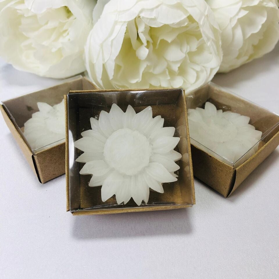 GÜNEBAKAN MUM ALT KRAFT ASETAT KUTULU 4,5cm