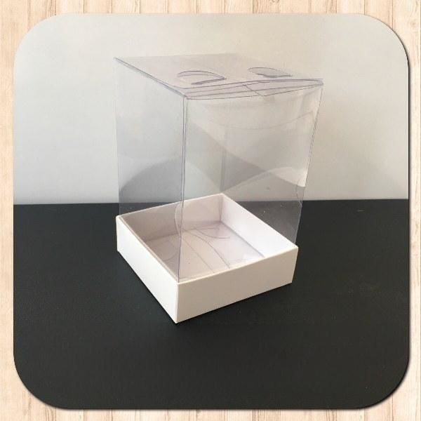 7x7x10 ALTI BEYAZ ÜSTÜ ASETAT KUTU