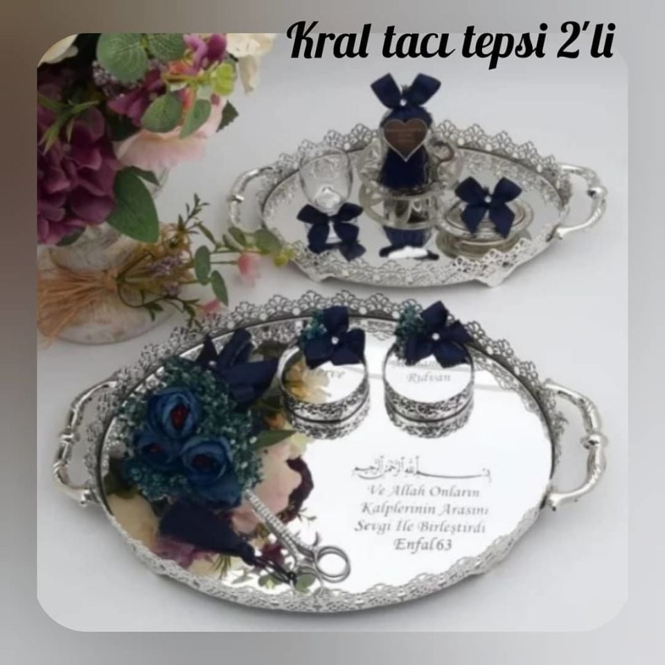 SAC TEPSİ 2'Lİ KRAL TACI OVAL
