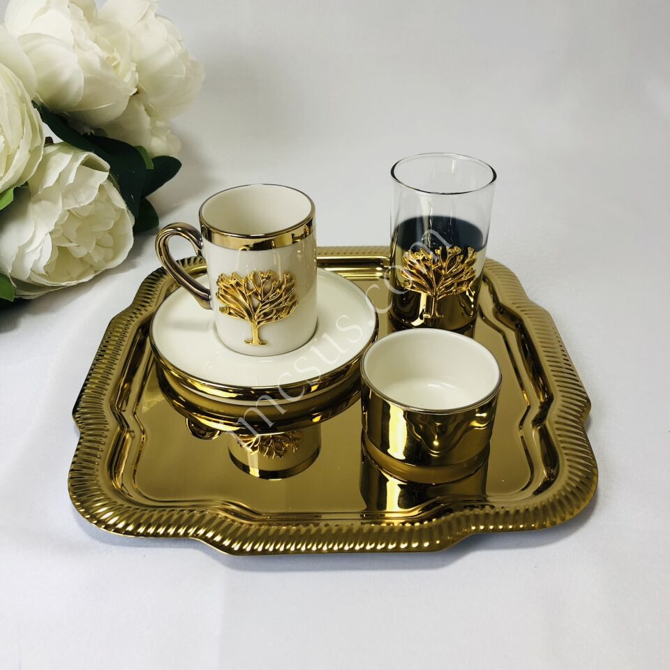 HAYAT AĞACI DAMAT KAHVE FİNCAN SETİ
