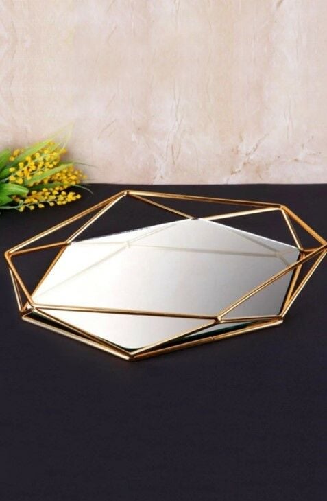 METAL TEPSİ PRİZMA ORTA BOY (34 CM*31CM)