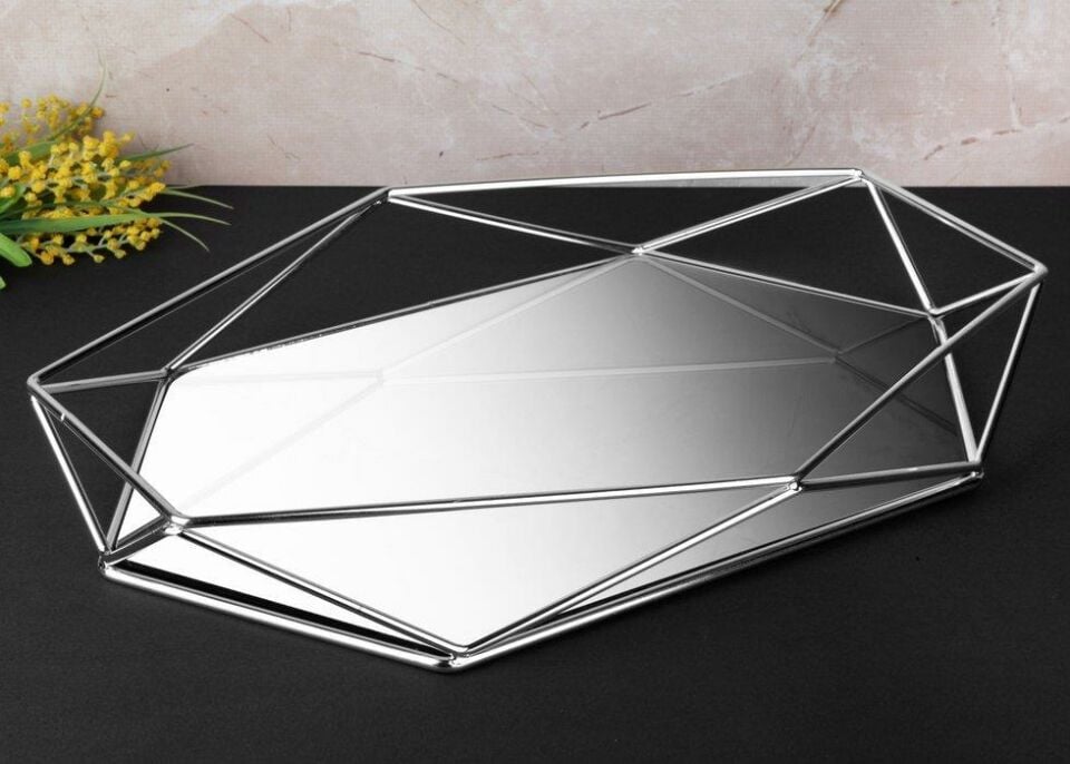 METAL TEPSİ PRİZMA ORTA BOY (34 CM*31CM)