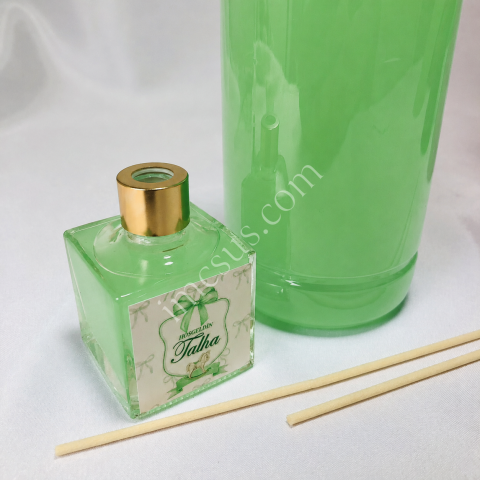 RENKLİ KİRAZ ÇİÇEĞİ ODA KOKUSU 1 Litre Yeşil