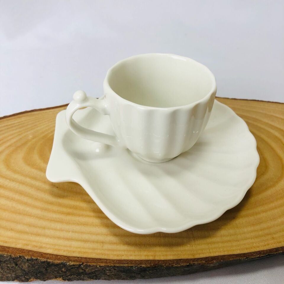 OYSTER COFFEE CUP GROOM COFFEE CUP