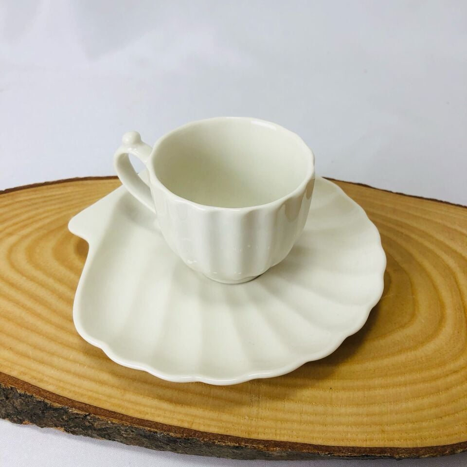 OYSTER COFFEE CUP GROOM COFFEE CUP