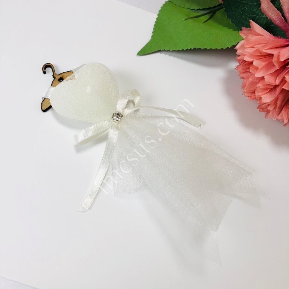 ASKILI TÜL MUM KALP FİGÜRLÜ