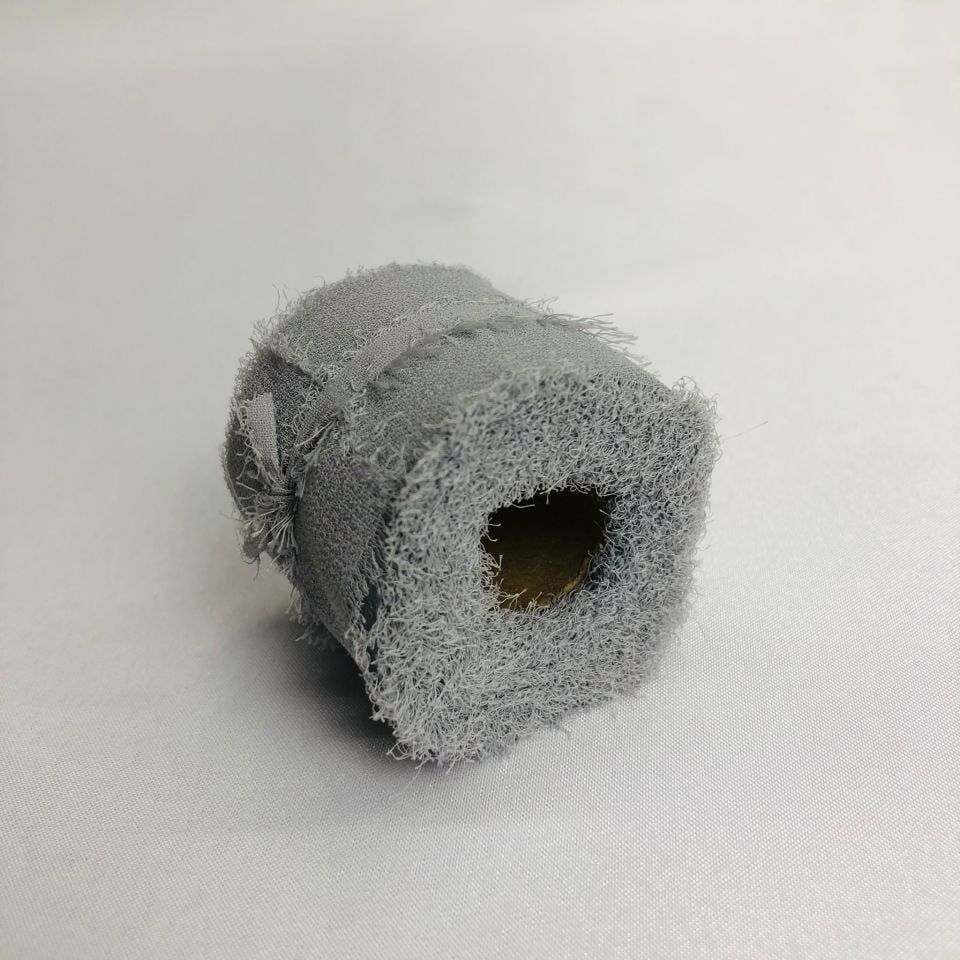 İPEK KURDELE 5 Metre Gri