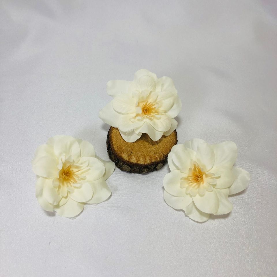 ŞEBBOY KAFA 100'LÜ 7cm YAPAY ÇİÇEK Krem