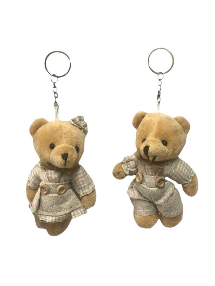 PELUŞ AYI KIYAFETLİ AYI 12cm