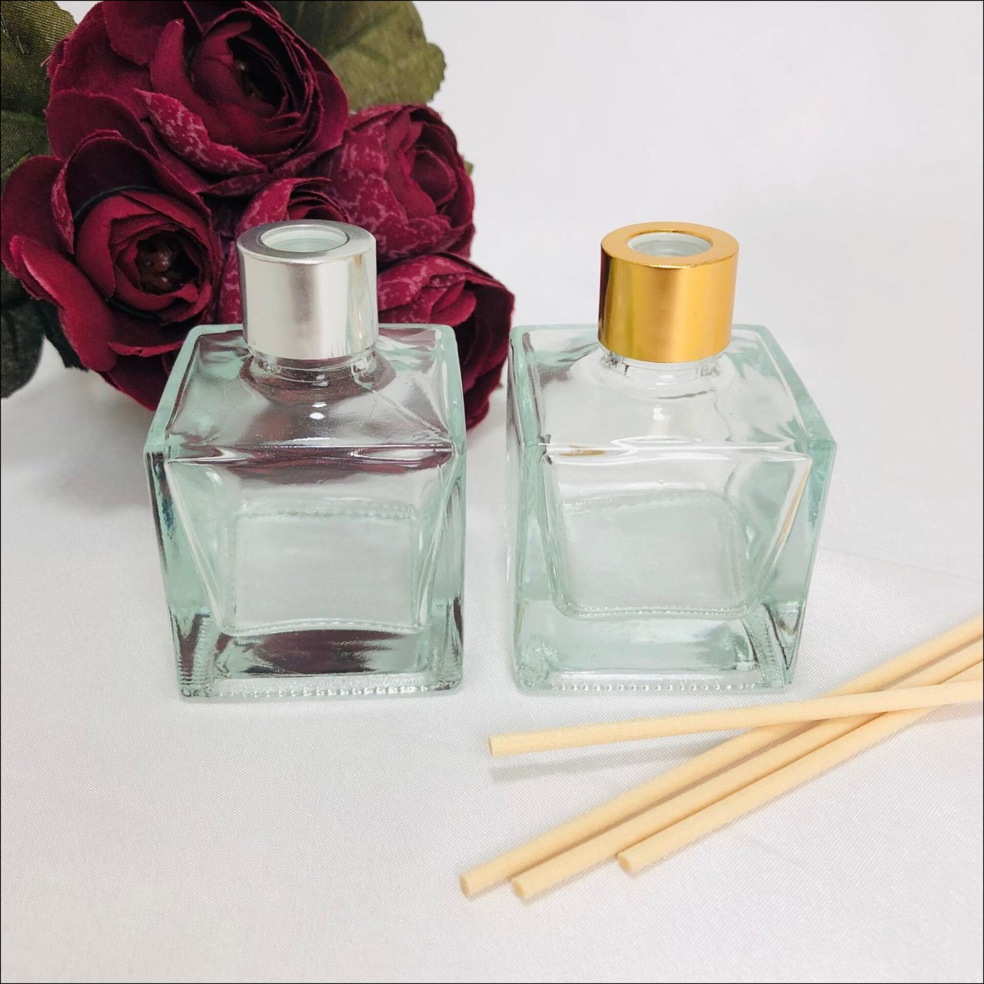 CAM ŞİŞE KARE BAMBU ODA KOKUSU 50CC