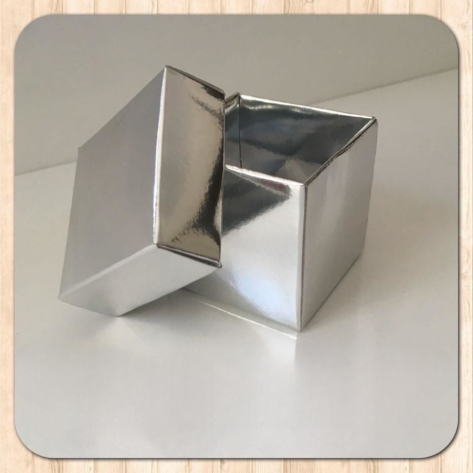 5x5x5 GÜMÜŞ KOMPLE KARTON KUTU