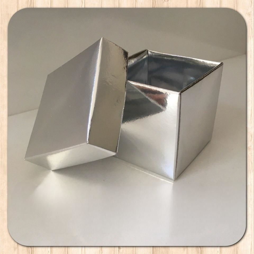 6x6x6 GÜMÜŞ KOMPLE KARTON KUTU