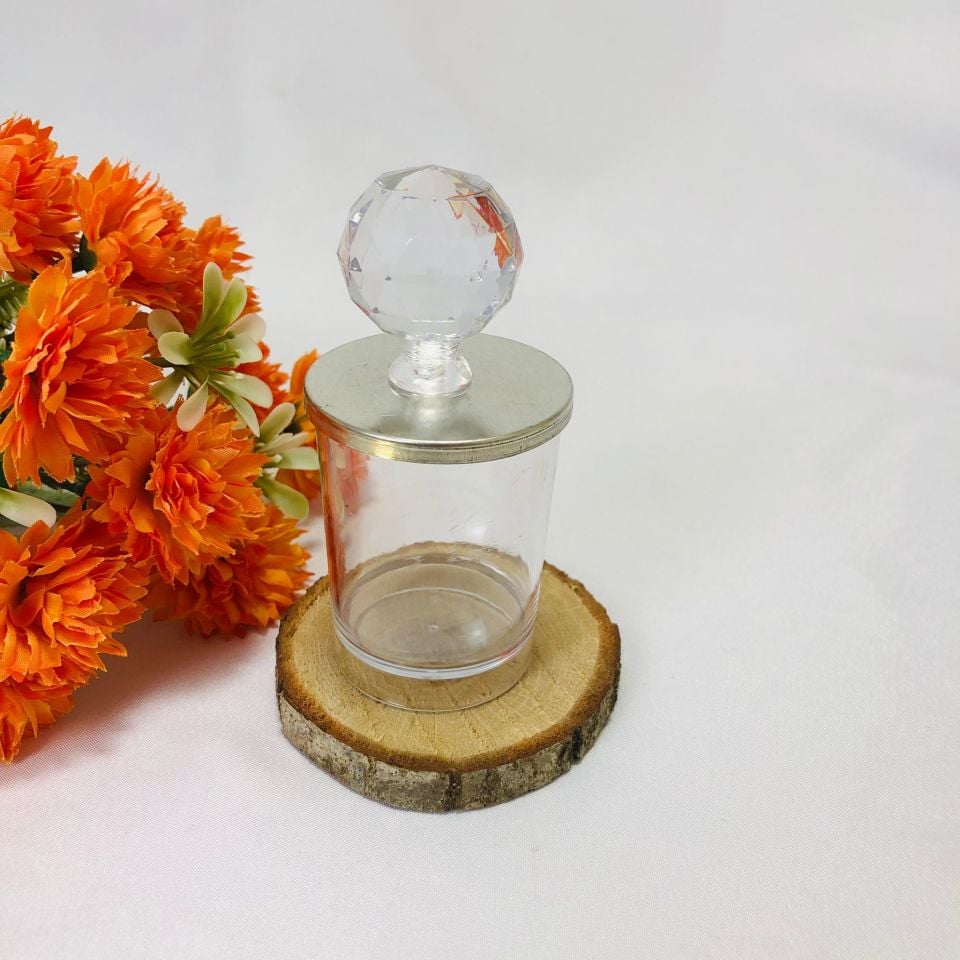 MİKA SHAT BARDAK Boş - Gümüş - Plastik Kristal Tepe