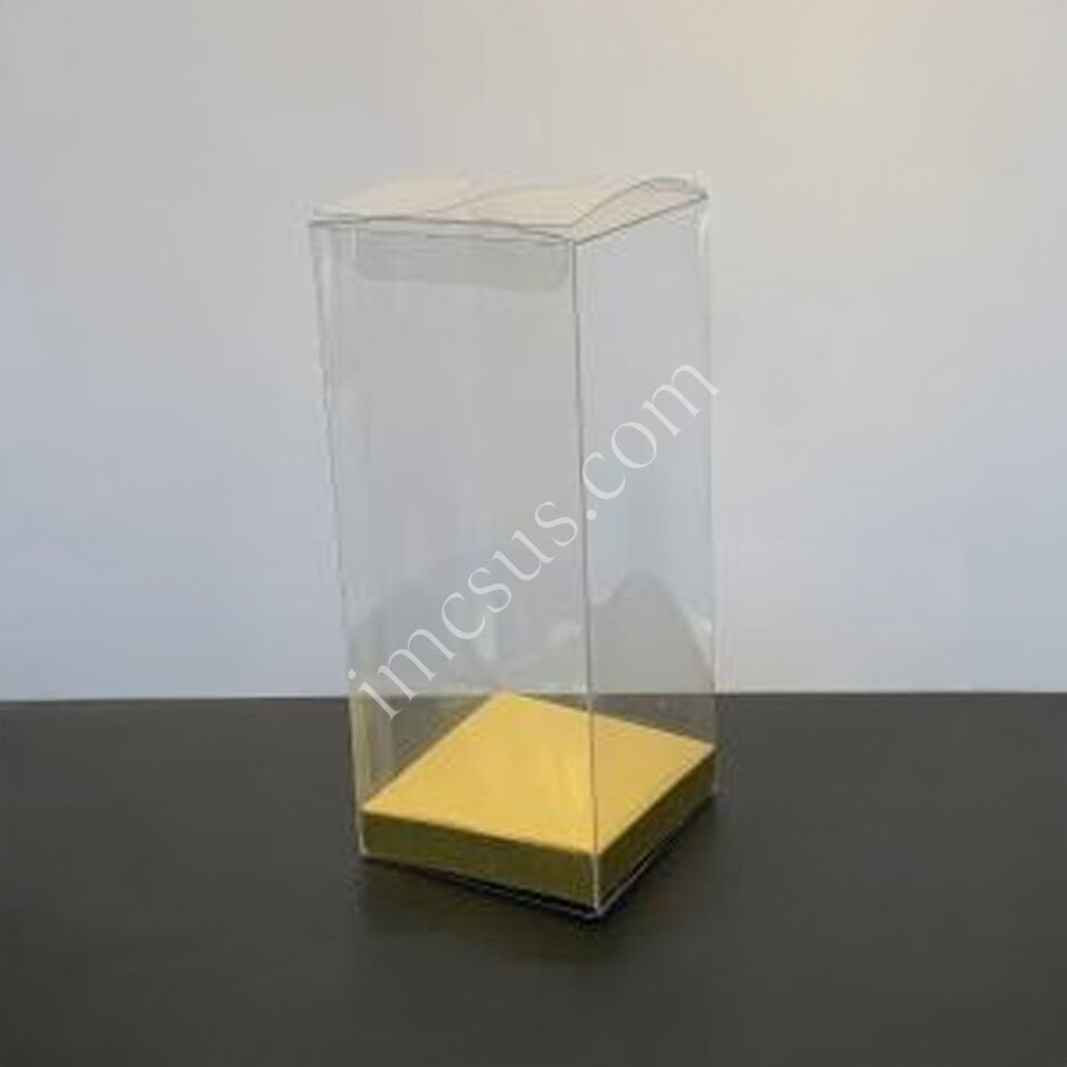 5x5x12 Gold İç Yükselticili Otomatik Asetat Kutu