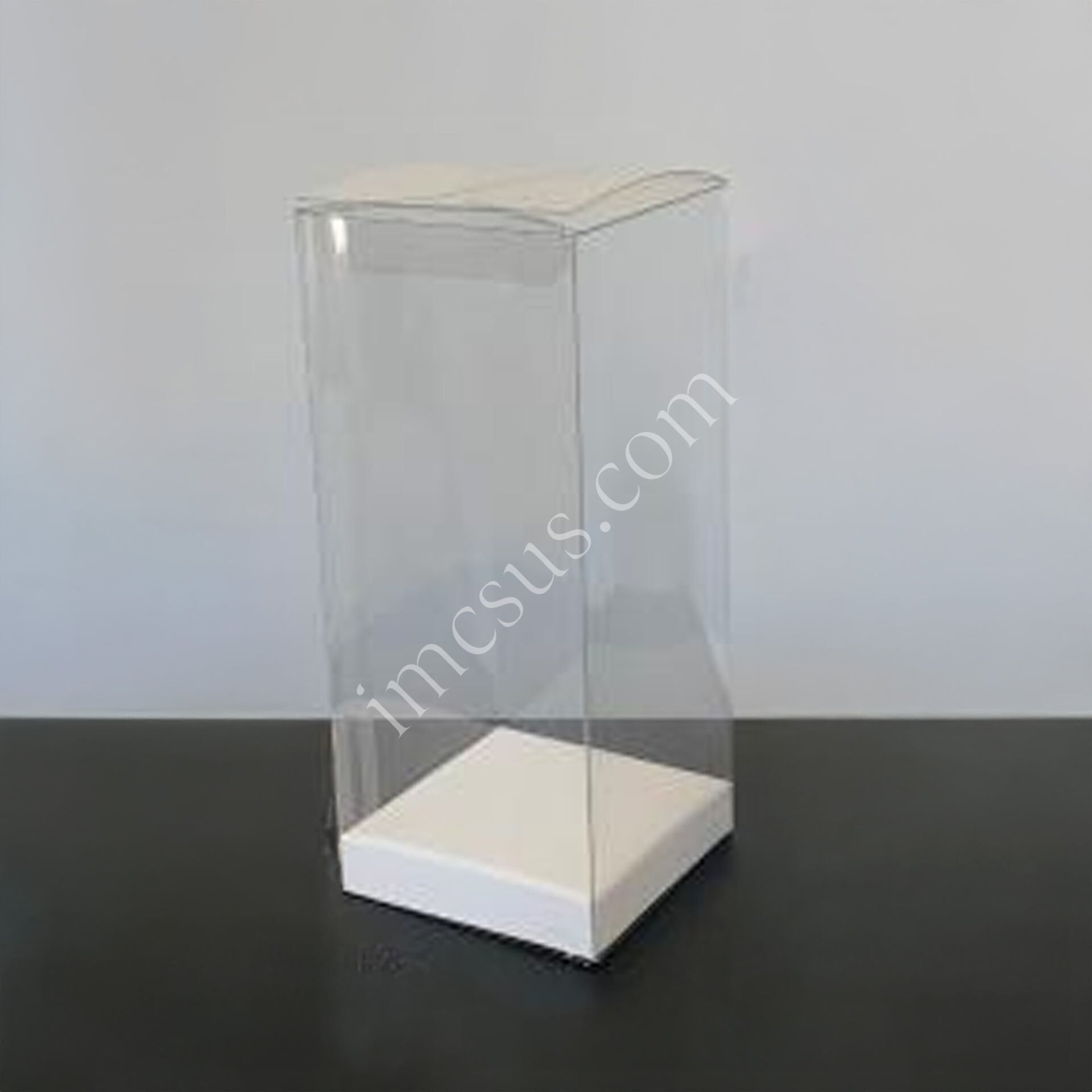 5x5x12 Beyaz İç Yükselticili Otomatik Asetat Kutu