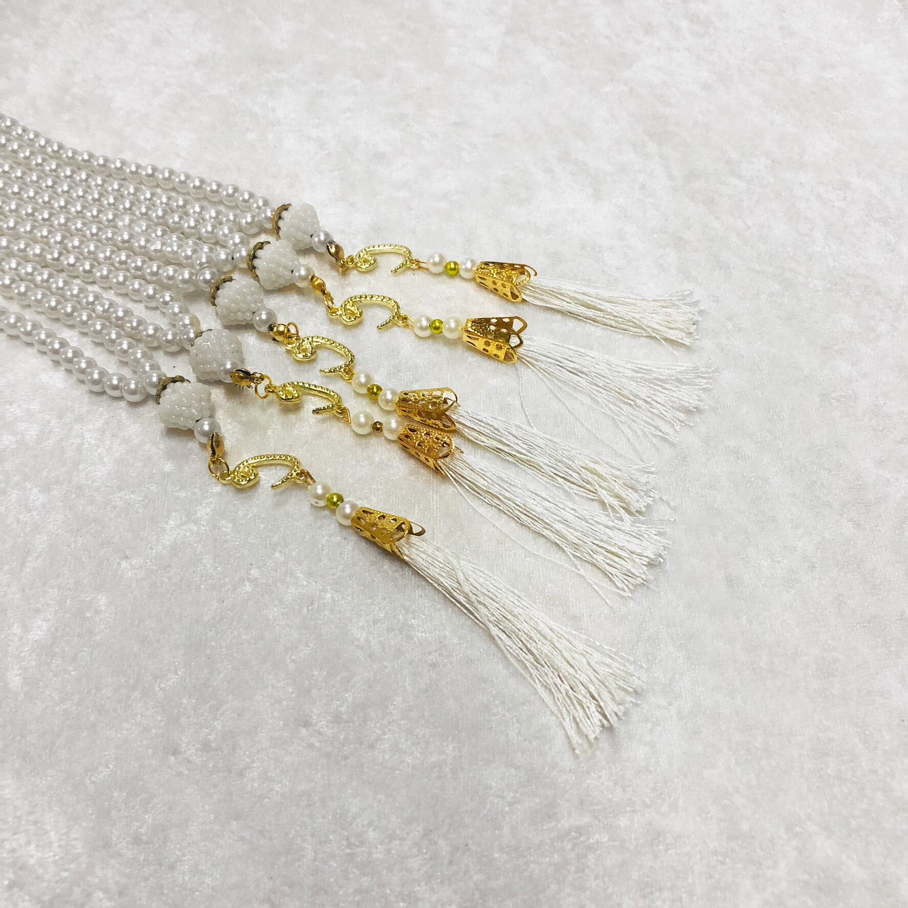 İNCİ TESBİH BEYAZ RENGİ 6mm