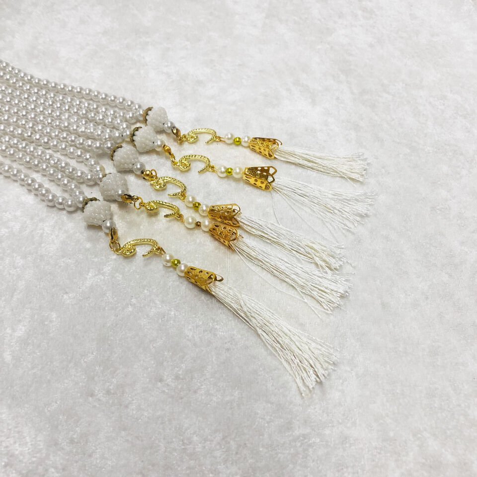 İNCİ TESBİH BEYAZ RENGİ 6mm