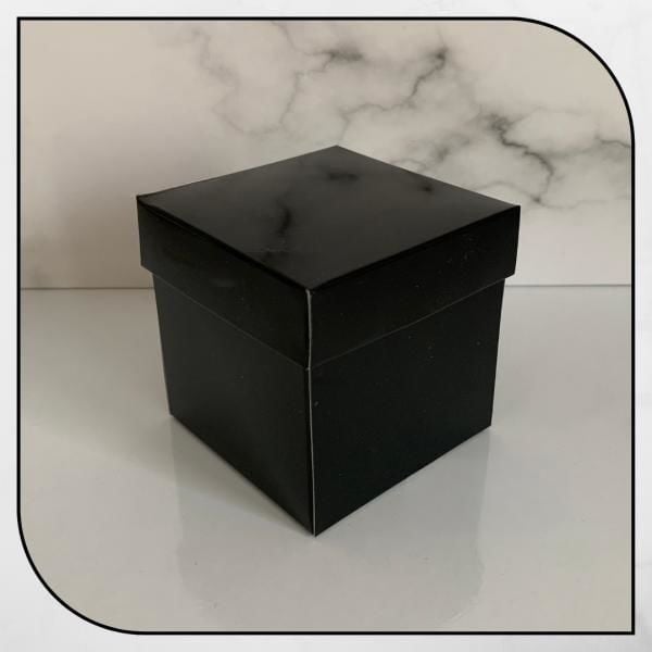 7x7x7 SİYAH KOMPLE KARTON KUTU