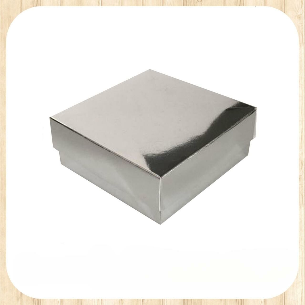 8x8x3 GÜMÜŞ KOMPLE KARTON KUTU