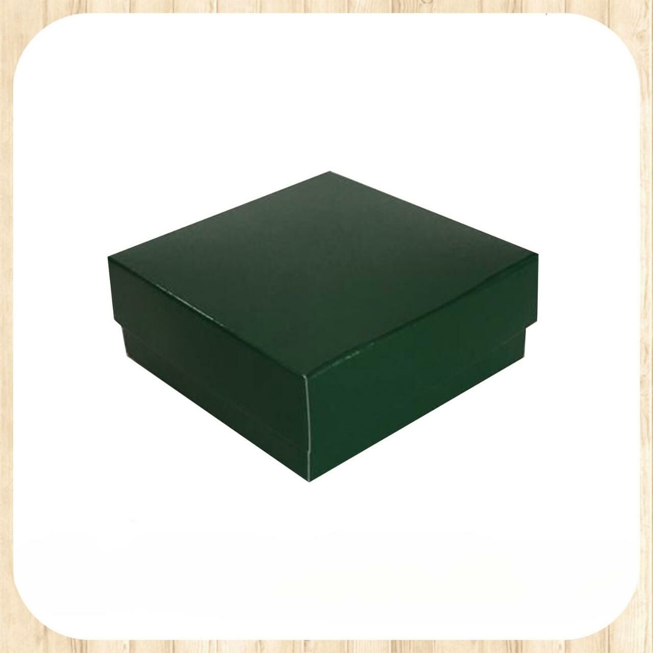 8x8x3 YEŞİL KOMPLE KARTON KUTU