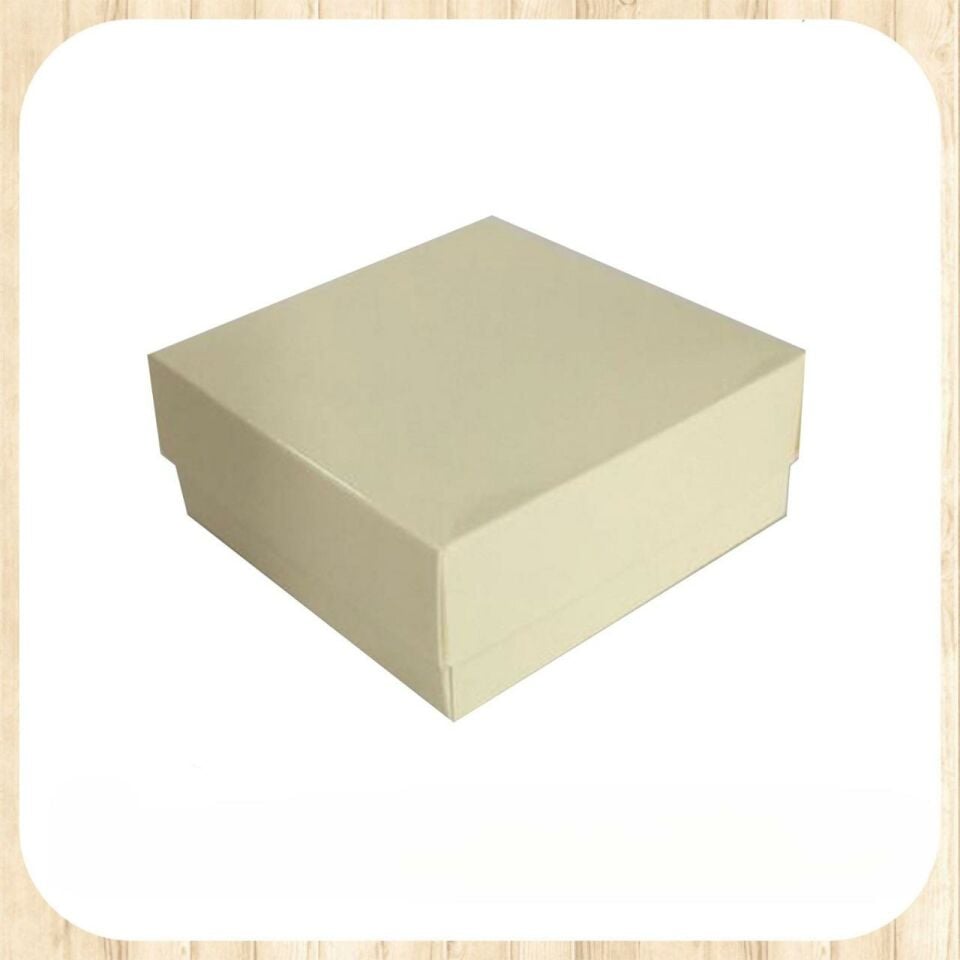 8x8x3 KREM KOMPLE KARTON KUTU