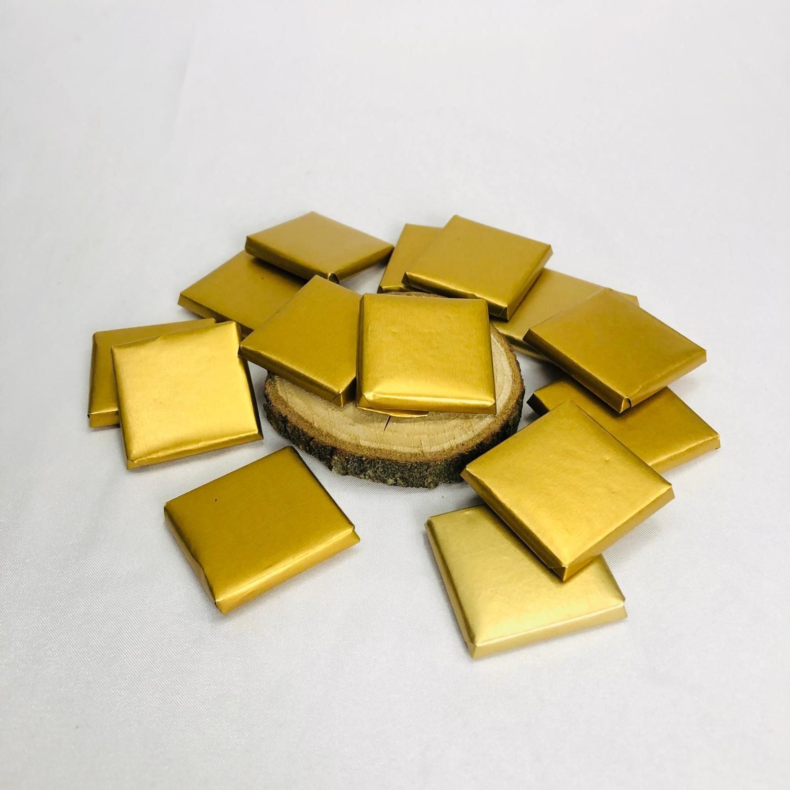 SARGILI MADLEN KARE ÇİKOLATA 1 Kg - Gold