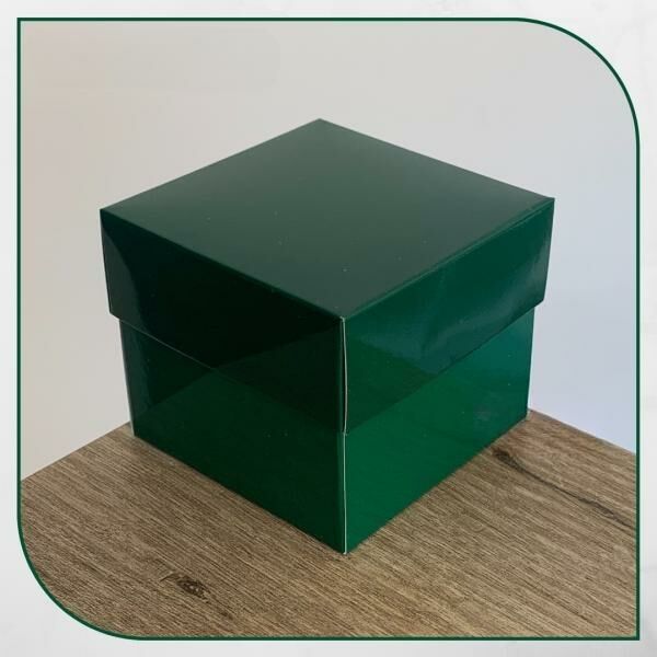 8x8x6,5 YEŞİL KOMPLE KARTON KUTU
