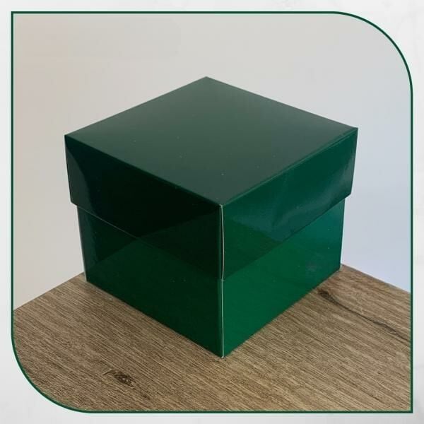 8x8x6,5 YEŞİL KOMPLE KARTON KUTU