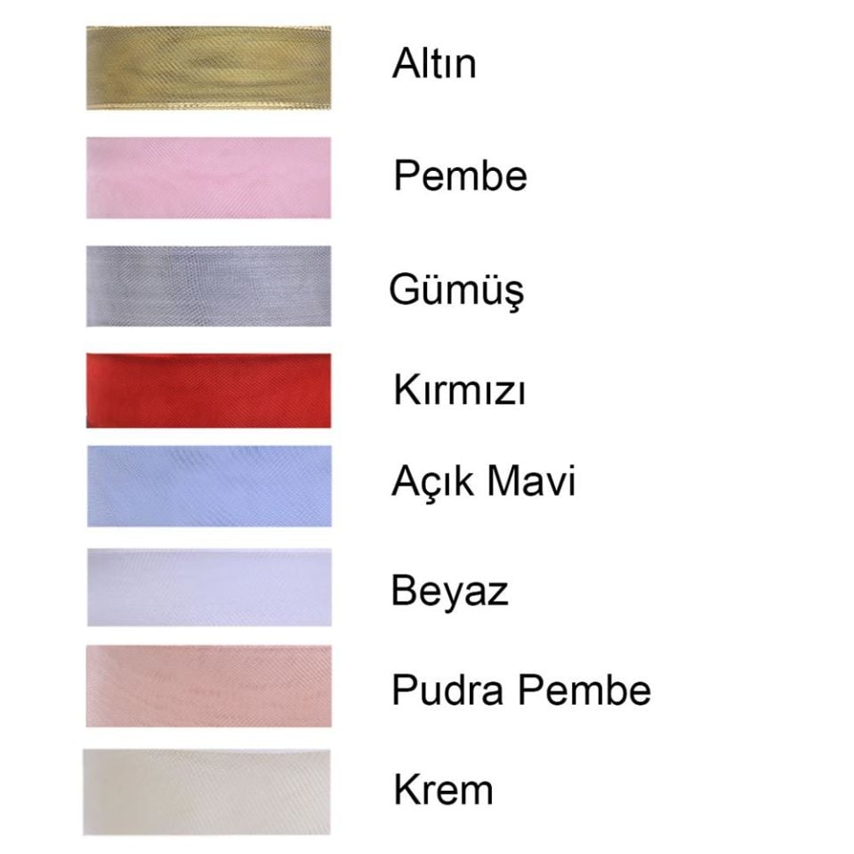 ŞİFON KURDELE 20 Metre