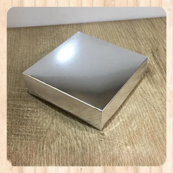 10x10x3 GÜMÜŞ KOMPLE KARTON KUTU