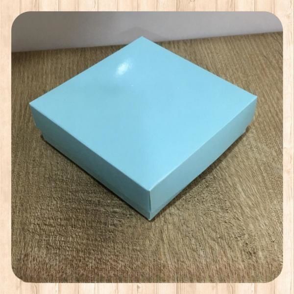 10x10x3 MAVİ KOMPLE KARTON KUTU
