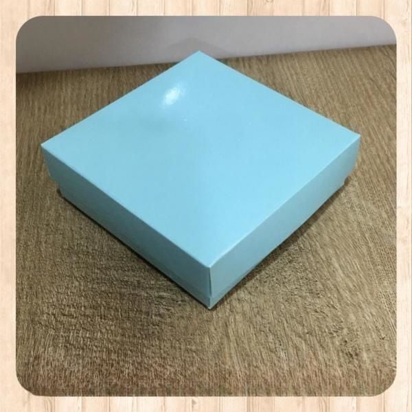 10x10x3 MAVİ KOMPLE KARTON KUTU