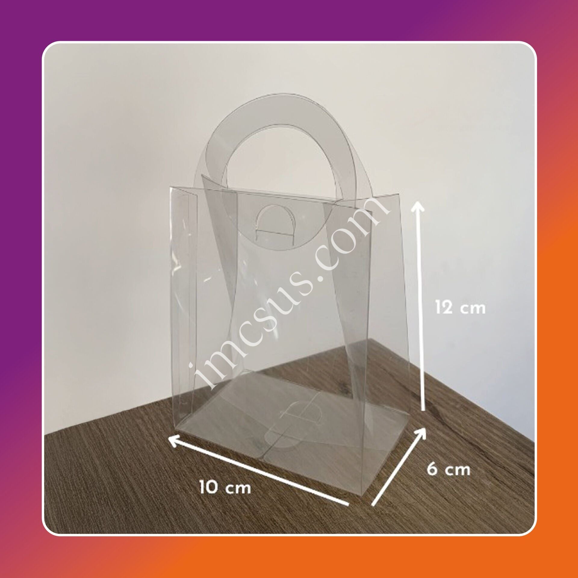 14x16x7 ÖLÇÜLÜ ŞEFFAF ÇANTA FIRSAT ÜRÜN