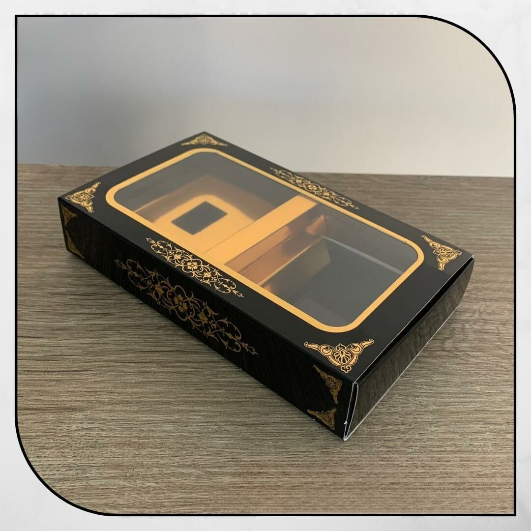 9x16x3 SİYAH KUTU - GOLD ZİKİRMATİK İÇLİ