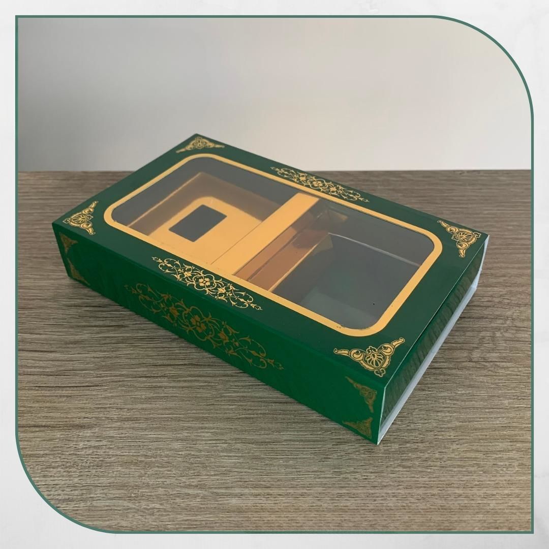 9x16x3 YEŞİL KUTU - GOLD ZİKİRMATİK İÇLİ