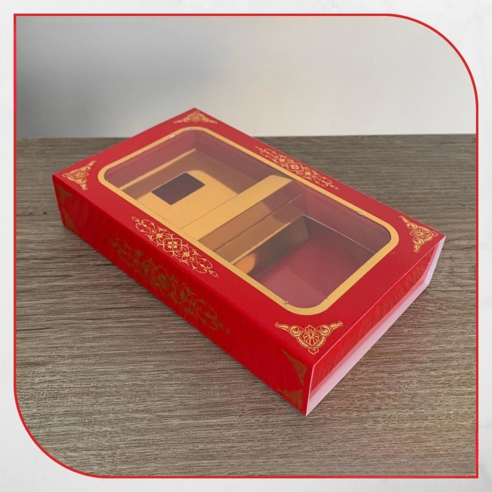 9x16x3 KIRMIZI KUTU - GOLD ZİKİRMATİK İÇLİ