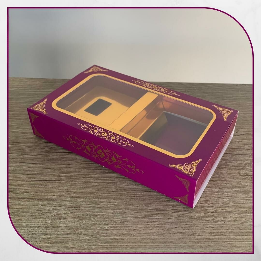9x16x3 MOR KUTU - GOLD ZİKİRMATİK İÇLİ