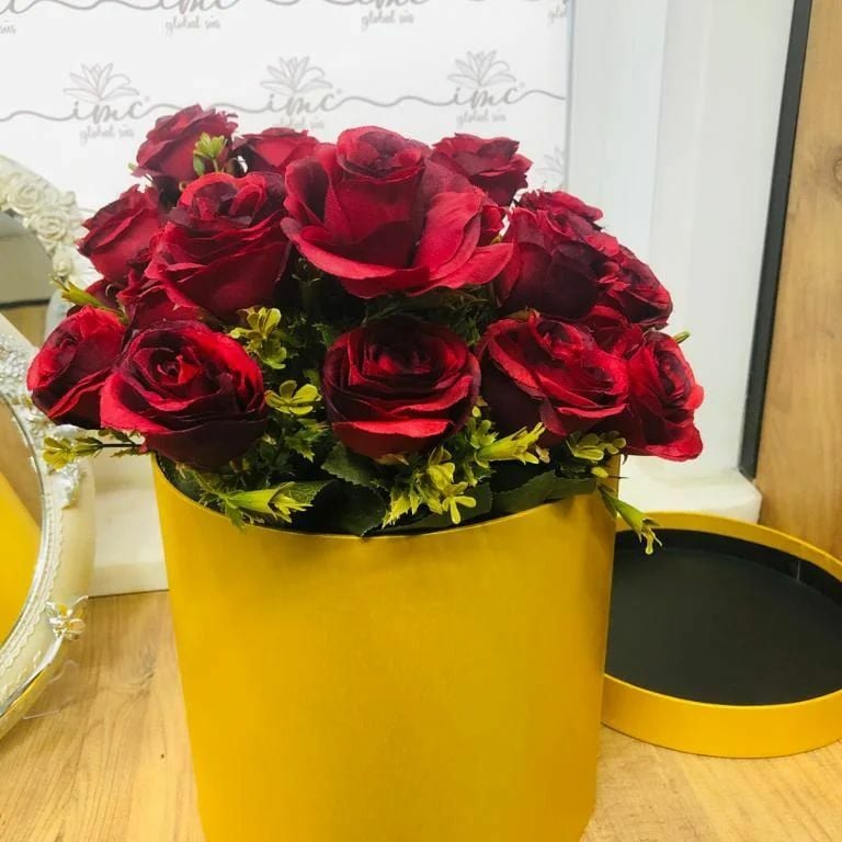 Çiçek Kutusu Silindir 21cm