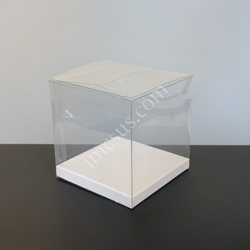 8x8x8 Beyaz İç Yükselticili Otomatik Asetat Kutu