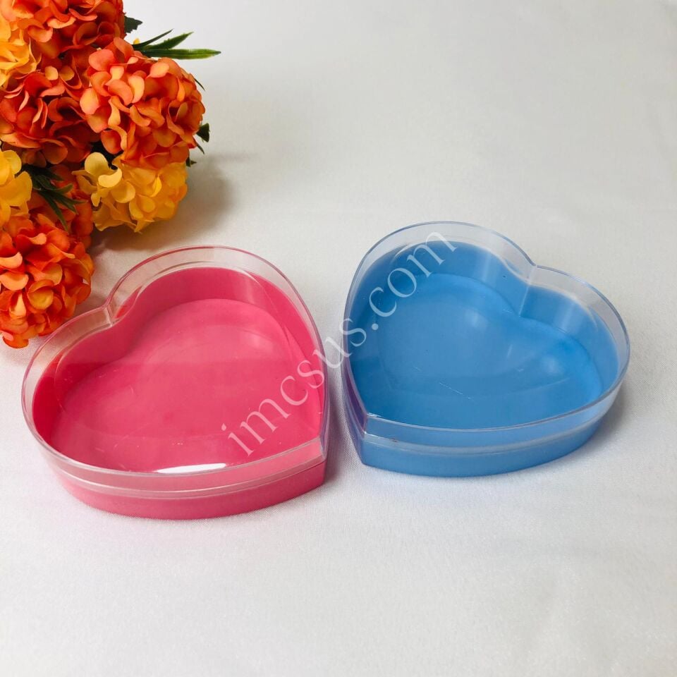 MİKA TABAN RENKLİ KALP KUTU